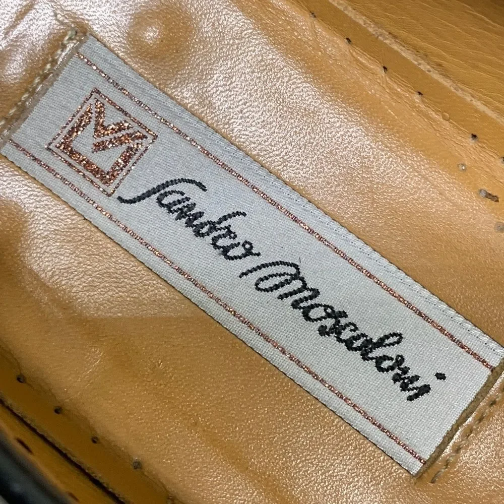 Vintage Sandro Moscoloni La Vida Tassel Loafers Mens Size 10M